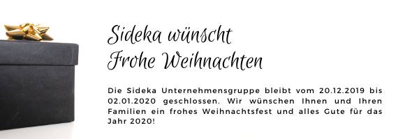 Weihnachtsgruß Sideka Mail